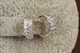 Серьги кольца Xuping Jewelry с камнями в два ряда 10 мм серебристые - изображение 2