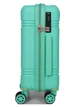 Чемодан мини XS полипропилен Snowball 21204 52×35×18см 25л Мятный - изображение 5