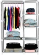 Тканинна шафа для речей Ason Storage Wardrobe 88105 2 секції 105 х 45 х 170 см Сіра (51692G) - зображення 2