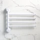 Держатель для полотенец клейкий MBM HOME BP-28 WHITE/GRAY белый/серый - изображение 11