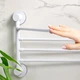 Держатель для полотенец клейкий MBM HOME BP-28 WHITE/GRAY белый/серый - изображение 13