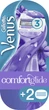 Станок для бритья женский (Бритва) Venus ComfortGlide Breeze с 2 сменными картриджами (7702018886272) - изображение 1