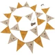 Гірлянда Camping Flag Glamping 6 м 16х17 см NH20PJ119 yellow/khaki (6927595749050) - зображення 1
