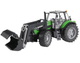 Zabawkowy ciągnik Bruder Deutz Agrotron X720 z ładowaczem 1:16 (03081) - obraz 1