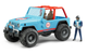 Zabawka Bruder Jeep Cross country + figurka rajdowca M1:16 (02541) - obraz 1