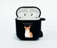 Силіконовий чорний чохол для навушників Apple AirPods 1/2 Коргі - зображення 1