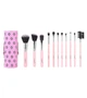 Набор для макияжа Sibel Cosmetic Brushes Pink Flamingo розовый 11 шт (5412058204890) - изображение 1