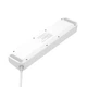 Фільтр живлення ProLogix Premium (PR-SC4408W) 2.5 кВт, 4 розетки, 4 USB, 2 м, з вимикачами, білий - зображення 3