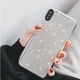 Силиконовый чехол с камнями для iPhone X/ХS - изображение 2