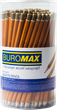 Набір олівців графітових Buromax Professional 2Н без гумки Жовтий 144 шт. (BM.8545) - изображение 2
