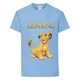 Футболка детская Король Лев (Lion King) светло-голубая (LK-simba-2-blue) 104 см - изображение 1