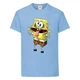 Футболка детская Спанч Боб 6 (Sponge Bob) светло-голубая 140 см - изображение 1