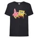 Футболка дитяча Спанч Боб 3 (Sponge Bob) чорна 140 см - зображення 1
