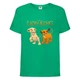 Футболка дитяча Король Лев (Lion King) зелена (LK-sіmba&nala-green) 140 см - зображення 1