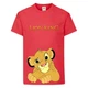 Футболка дитяча Король Лев (Lion King) червона (LK-simba-4-red) 128 см - зображення 1
