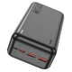 Power bank Hoco J101B PD20W+QC3.0 (22.5W) 30000 mAh портативная батарея повербанк 2xUSB Black - изображение 1