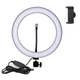 Кільцева LED лампа USB 20cm для селфі RING LIGHT QX 200 Білий з чорним - зображення 1
