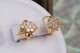 Сережки дитячі Xuping Jewelry їжачки 10 мм золотисті - зображення 2