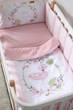 Постельный комплект с бортиками Baby Veres Flamingo pink New 217.01.1 - изображение 5