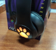 Бездротові Bluetooth навушники з підсвічуванням котячі вушка CAT EAR RGB Чорні - зображення 6