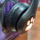 Бездротові Bluetooth навушники з підсвічуванням котячі вушка CAT EAR RGB Чорні - зображення 12