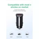 Автомобильное зарядное устройство Baseus Square Metal 30W Быстрая зарядка Quick Charge 3.0 2USB 5A Зарядка в авто Black - изображение 14