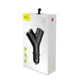 Автомобильное зарядное устройство Baseus Y Type Car Charger 40W 2USB 3.4A + Прикуриватель Зарядка в авто Black - изображение 14