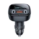 Автомобильное зарядное устройство ACEFAST B5 101W (2Type-C + USB-A) Быстрая зарядка Quick Charge 3.0 Metal Car Charger With OLED Smart Display (Black) - изображение 4