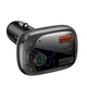 Автомобильное зарядное устройство FM-трансмиттер (модулятор) Baseus T Typed S-13 Bluetooth MP3 Car Charger Black - изображение 2