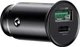 Автомобильное зарядное устройство Baseus Circular Metal PPS Car Charger Быстрая зарядка Quick Charge 4.0 + Power Delivery 3.0 30W USB + Type-C 5A Зарядка в авто (CCYS-C01) Black - изображение 1