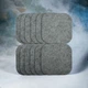Набір із 12 підставок костерів під чашки кружки 10*10 см Anthracite-0812 сірий - зображення 1