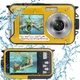 Водонепроницаемая цифровая камера Full HD 2.7K Dual Screen 48MP (примятая упаковка) - изображение 1