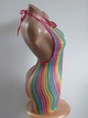 Яскравий сексуальний пеньюар сітка сексуальне білизна Sexy OneSize різнобарвний (5-110) - зображення 4