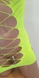 Еротичний пеньюар мінісукня-сітка з пікантними вирізами Sexy OneSize неоново-жовтий (5-7) - зображення 4