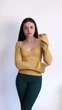 Жіночий светр H&M (55728) M Жовтий - изображение 2