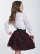 Детская юбка для девочки Ласточка 20_3199 116 см Черный/Красный (ROZ6400131174) - изображение 6