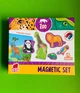 Набір магнітний. Зоопарк з дошкою. Magnetic set Zoo (RK2090-02). VladiToys - зображення 1