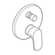 Змішувач для ванни/душу Hansgrohe Rebris S (колір - хром) 72466000 - зображення 3