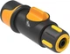 Конектор для шланга Fiskars з механізмом ВКЛ/ВИМК 9 мм (3/8") (1027085) - зображення 1