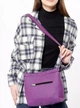 Сумка женская Sambag Rose фиолетовая 27 х 25 х 5 см (94380018) - изображение 5