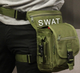 Тактична поясна сумка Swat Tactical з кріпленням на стегнах Olive (300-olive) - зображення 2