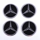 Автомобильная эмблема Primo на колпачок ступицы колеса c логотипом Mercedes - Black Primo - изображение 1