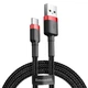 Кабель Baseus Cafule Type-C 3A (1m) (red/black) - зображення 1