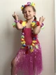 Гавайский наряд с топиком YKK 3-8 лет 98-134 Розовый - изображение 4