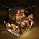Румбокс 3D інтер'єрний конструктор DIY house Hongda craft «Суші бар» + Захисний купол (M2011z) - зображення 1