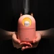 Настільний зволожувач повітря Cat з RGB підсвічуванням Безшумний зволожувач повітря рожевого кольору у вигляді милої кішки - изображение 3