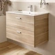 Тумба з умивальником Roca VICTORIA BASIC 80, береза (A855852422) - изображение 5