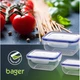 Пищевой контейнер Bager CookLock Round Clear 1.5л (BG-516) - изображение 2