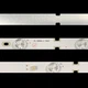 LED підсвітка TV 32" 564mm ZN-32B06G-2 HY-A320M2 HY-A320E8 70622 dla HX-32A32D C9000J7G1274PB12 2pcs=1set - изображение 2