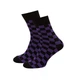 Набір Шкарпеток NS – Nosy Stylno Everyday Cube Socks Collection 38-40 Чорно-Жовтий, Чорно-Зелений та Чорно-Фіолетовий - изображение 3
